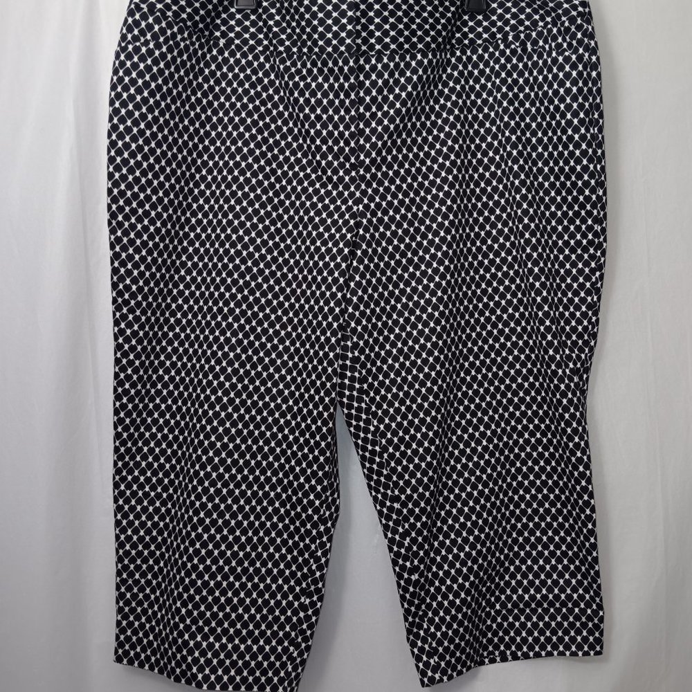 WORTHINGTON WOMAN MODERN FIT COTTON BLEND CAPRI PANTS SIZE 22W - Picture 14 of 15